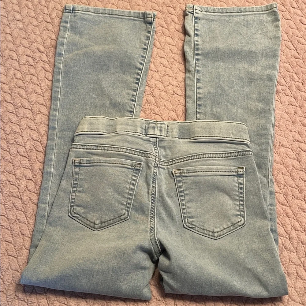 SO girls slip on flare jeans - size 10
